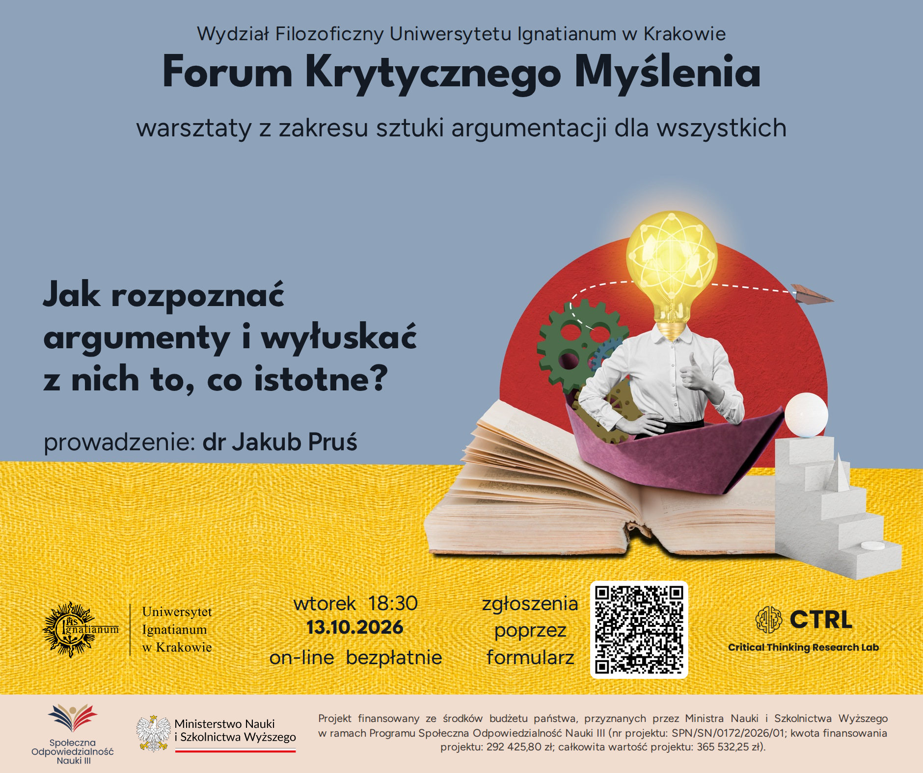 Jak rozpoznawać argumenty? Pierwsze spotkanie z dr Prusiem